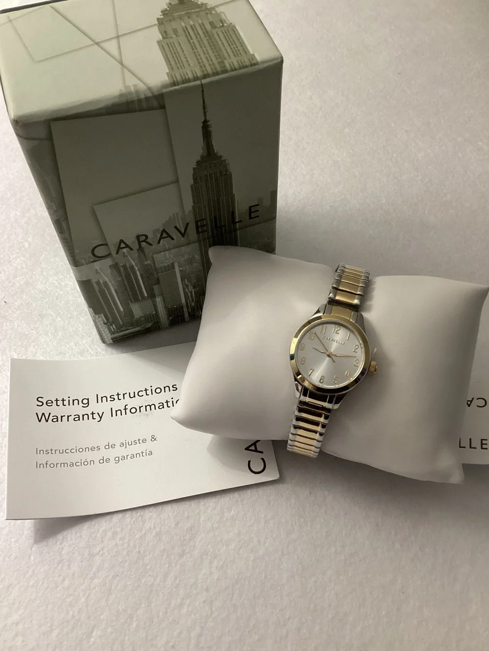 Caravelle Two-Tone Stainless Steel Bracelet Watch 24mm
